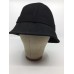 NWT Casual Corner british style bucket hat BLACK 100% wool Belt trim $49 retail  eb-22415276